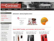 Tablet Screenshot of haircontrast.de